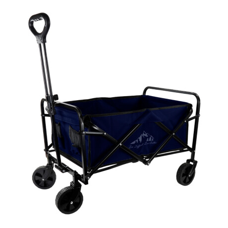 Carro plegable para camping azul oscuro Carro plegable para camping azul oscuro