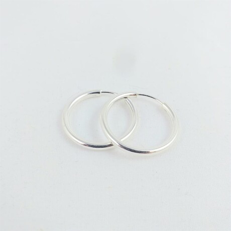 Par de aros de plata 925. Par de aros de plata 925.