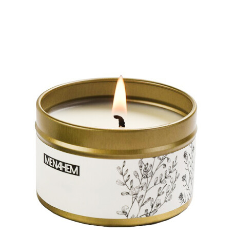 Vela Aromática En Lata Metalizada Blue Wind