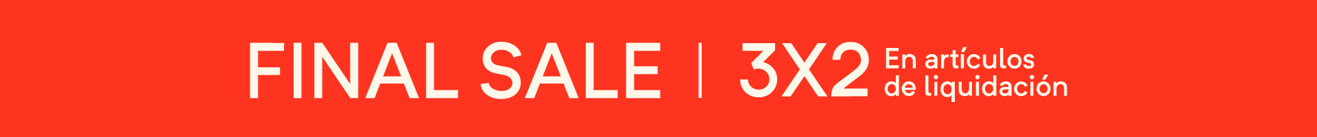 FINAL SALE - 3X2
