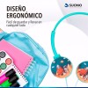 Auriculares con cable TK28C vincha ajustable diseño astronauta Auriculares con cable TK28C vincha ajustable diseño astronauta