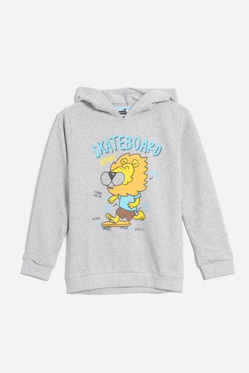 Buzo Skateboard GRIS MELANGE