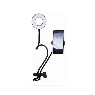 Aro de luz led mini 2" USB con pinza de agarre Aro de luz led mini 2" USB con pinza de agarre