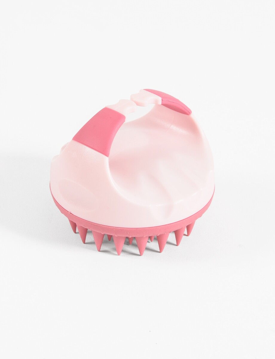 Peine de masaje cuero cabelludo - fucsia 