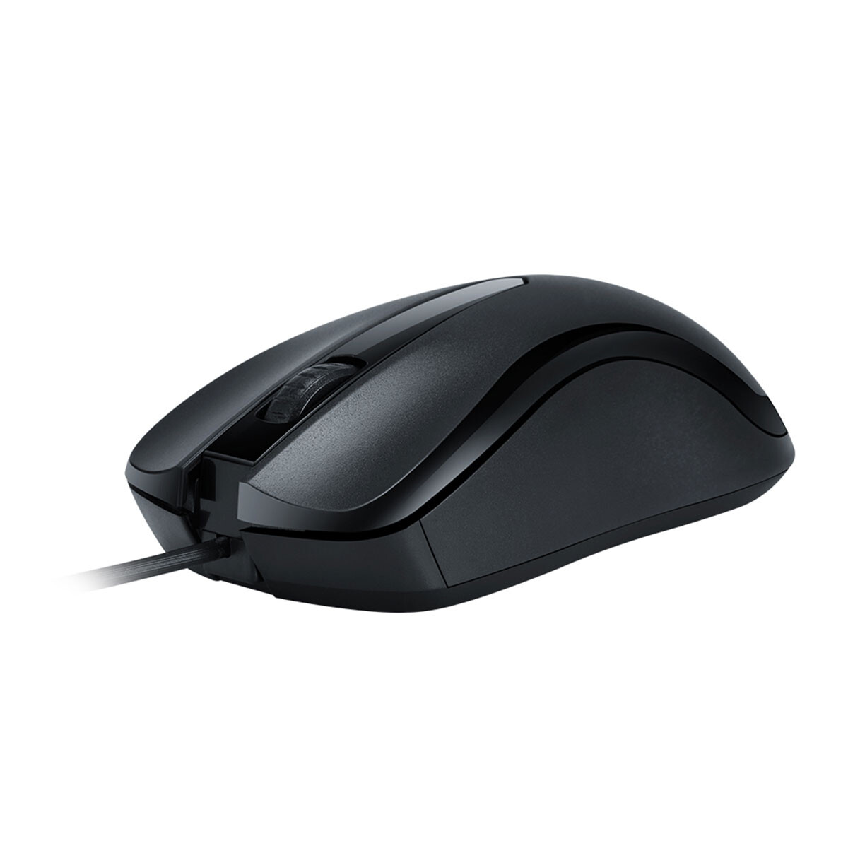 MOUSE CON CABLE TWOLF V12BK NEGRO 