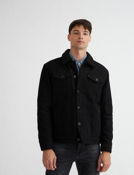 Campera Vicenza unisex Black Denim