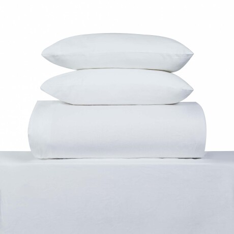JUEGO DE SABANAS QUEEN LINO BLANCO PURE