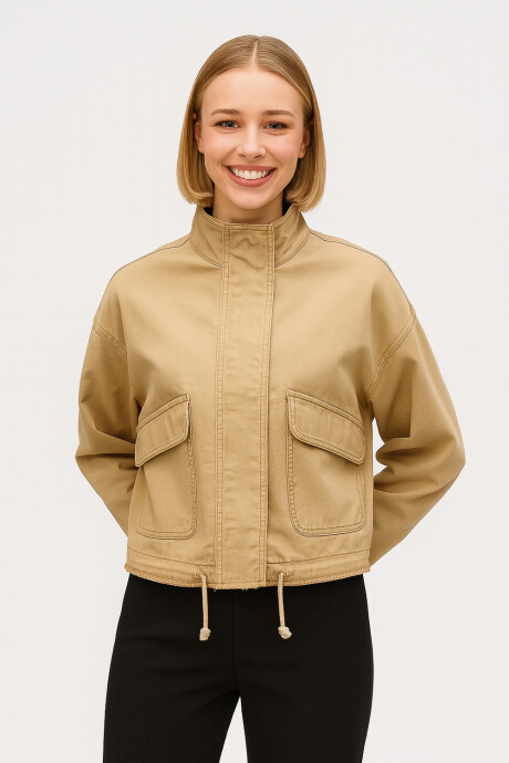 Campera Estras Beige