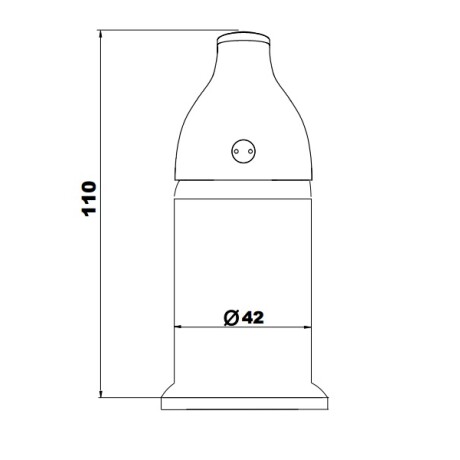 Griferia De Bidet Monocomando Aqualia Sin Transferencia Cromo  35Mm 000