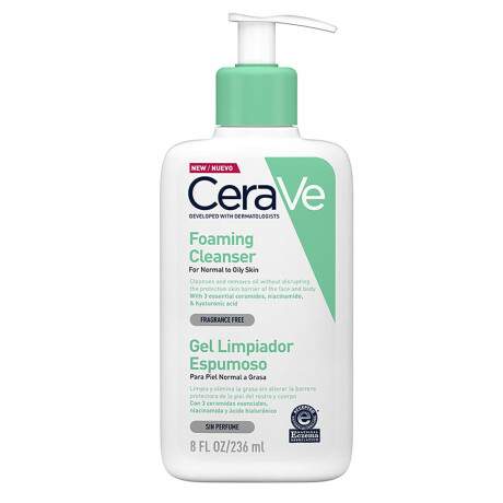 Cerave Gel Limpiador Espumoso 236 ml