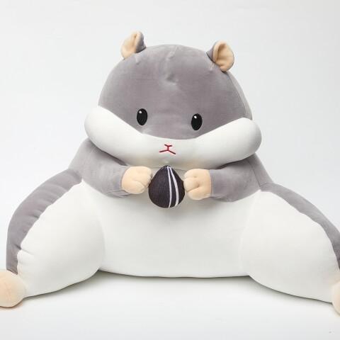 ALMOHADA DE CINTURA DE HÁMSTER DE DIBUJOS ANIMADOS - GRIS ALMOHADA DE CINTURA DE HÁMSTER DE DIBUJOS ANIMADOS - GRIS