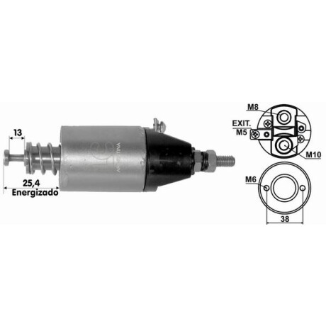 AUTOMATICO DE ARRANQUE - MAQUINARIA VIAL CUMMINS 24V M93 M100 LC AUTOMATICO DE ARRANQUE - MAQUINARIA VIAL CUMMINS 24V M93 M100 LC