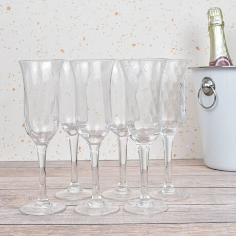 Set de copas de champagne Set de copas de champagne