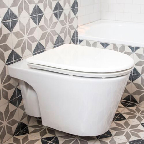 Inodoro Para Colgar Blanco Ferrum Marina No Inluye La Tapa 000