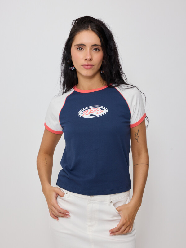 T-SHIRT UTARA RUSTY Azul Marino