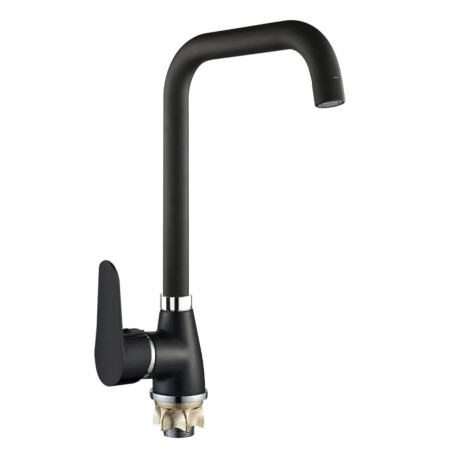 GRIFERIA COCINA MESADA DE ZINC EN NEGRO MATE 000