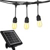 Guirnalda luces S14 5 metros 10 luces cálidas carga solar Guirnalda luces S14 5 metros 10 luces cálidas carga solar