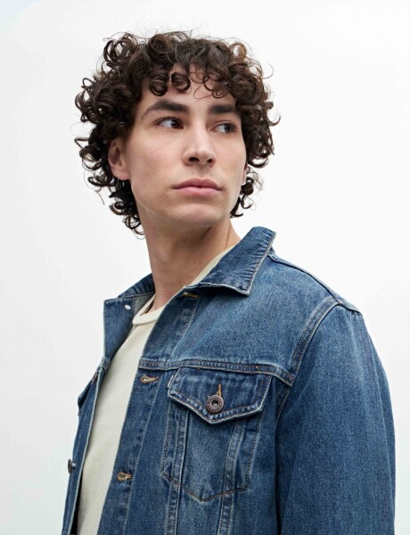 Campera Pompeya unisex Blue