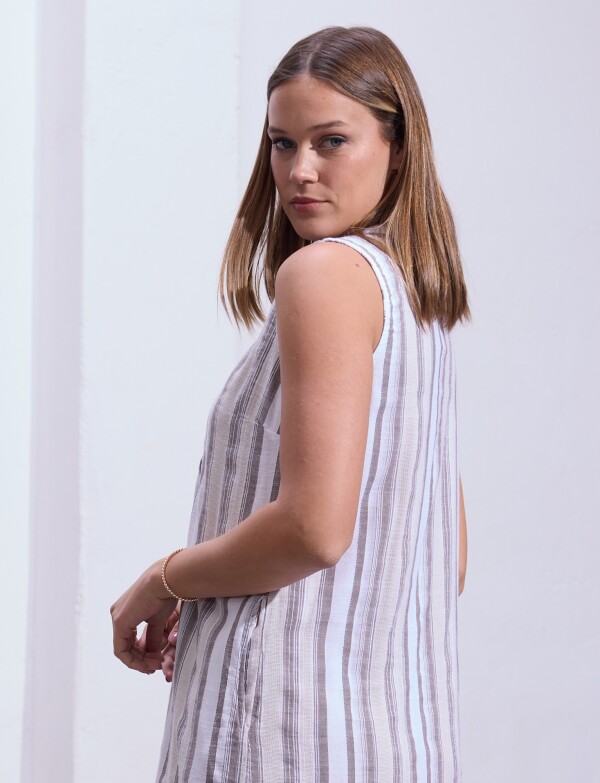 Vestido Cordel TOSTADO/MULTI