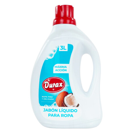 DETERGENTE LIQUIDO P/ROPA DURAX 3 LT (C) COCO MAXIMA ACCION DETERGENTE LIQUIDO P/ROPA DURAX 3 LT (C) COCO MAXIMA ACCION
