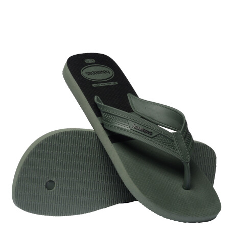 Sandalia de Hombre Havaianas City Basic Verde - Negro