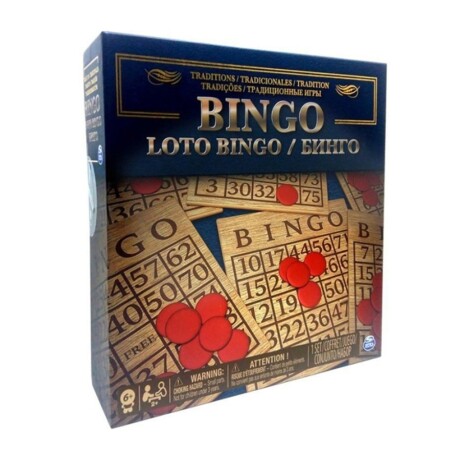 Juego de Mesa Juegos Clasicos Bingo 001