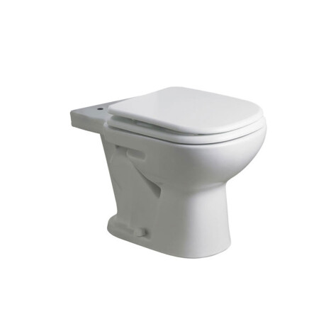 Inodoro Largo Ferrum Bari Descarga A 25Cms. No Incluye Mochila Ni Tapa BLANCO