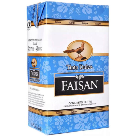 VINO FAISAN TETRA 1L TINTO DULCE VINO FAISAN TETRA 1L TINTO DULCE