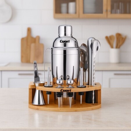 SET 12 PIEZAS PARA COCKTAIL CUORI SET 12 PIEZAS PARA COCKTAIL CUORI