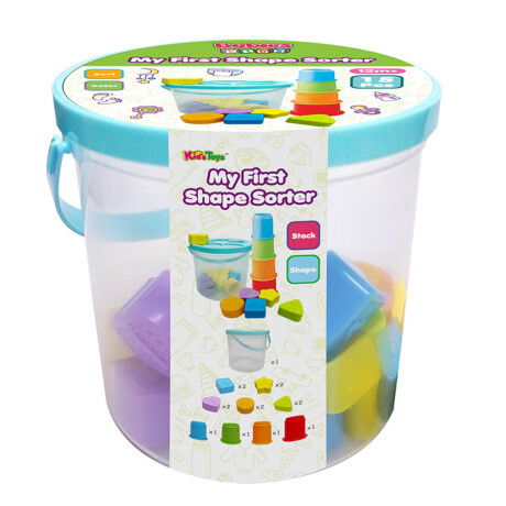 Juego Balde de Bloques de Construcción 20 Piezas 001