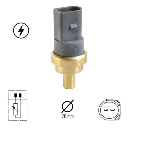 BULBO DE TEMPERATURA GOL G5 / GOL 1.0 04/... FOX / POLO / SURAN 04/… BORA (2 PA Bulbo De Temperatura Gol G5 / Gol 1.0 04/... Fox / Polo / Suran 04/… Bora (2 Pa