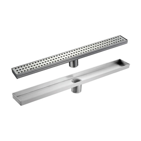 DESAGÜE RECTANGULAR 80X7 EN ACERO INOX 000