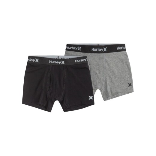 Pack Boxer x2 Hurley Niño HHB Only Black S/C