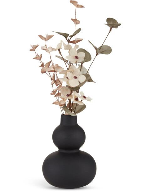 Jarrón ROBERT Ø11xA15cm negro Jarrón ROBERT Ø11xA15cm negro