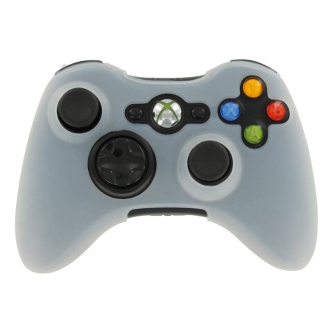 Protector Funda Silicona Control Joystick Xbox 360 Calidad Color Variante Blanco