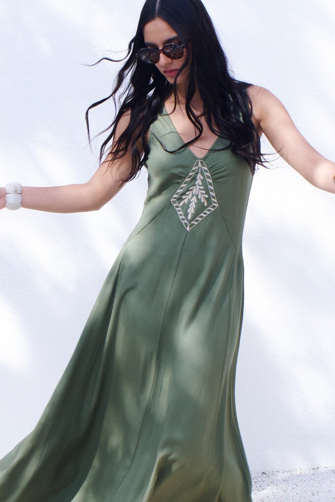 VESTIDO ROSARIO VERDE