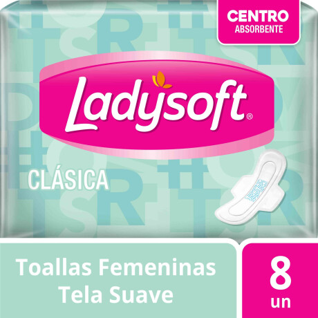 TOALLA LADYSOFT CLASICA C/ALAS X 8 UNIDADES TOALLA LADYSOFT CLASICA C/ALAS X 8 UNIDADES