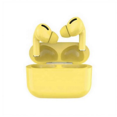 Auriculares bluetooth in ear amarillo económico con estuche Auriculares bluetooth in ear amarillo económico con estuche