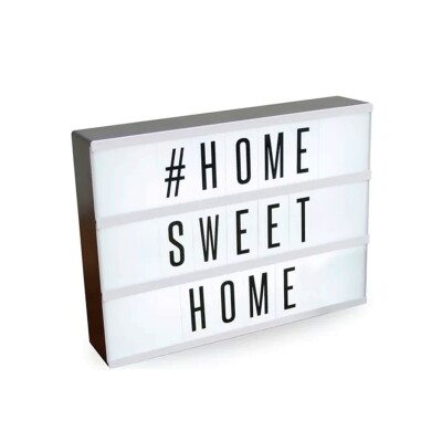 Cartel caja luminosa LED mensaje personalizable Cartel caja luminosa LED mensaje personalizable