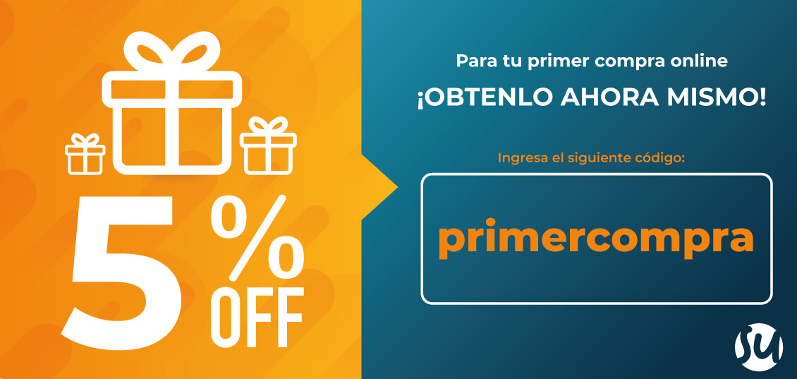 5% de descuento en tu primer compra