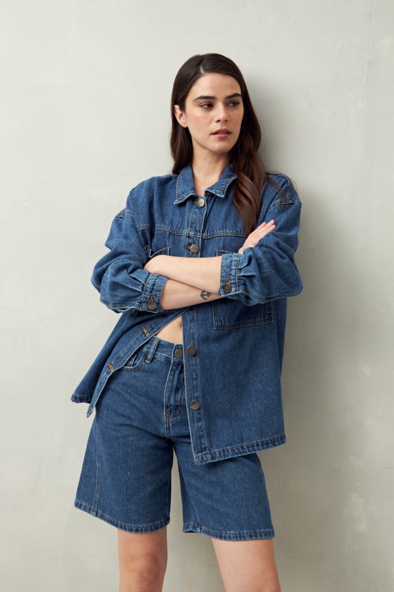 BERMUDA FREDA - Azul 