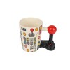 Taza Game Over con asa de Joystick Arcade Taza Game Over con asa de Joystick Arcade
