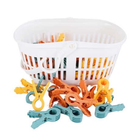 Canasto de plastico con palillos Canasto de plastico con palillos