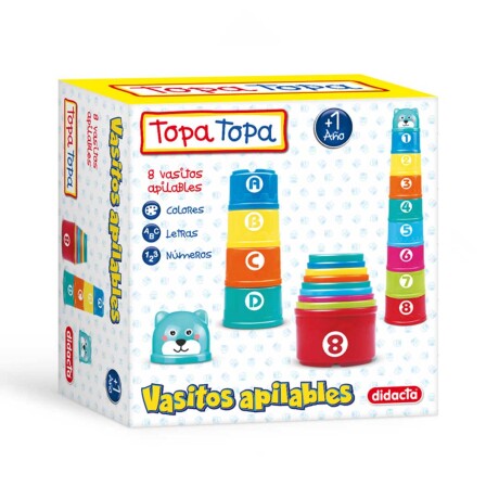 Juego de Vasitos Apilables Didacta Topa Topa 001