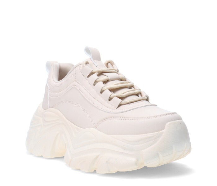 Championes de Mujer Miss Carol Lime Beige