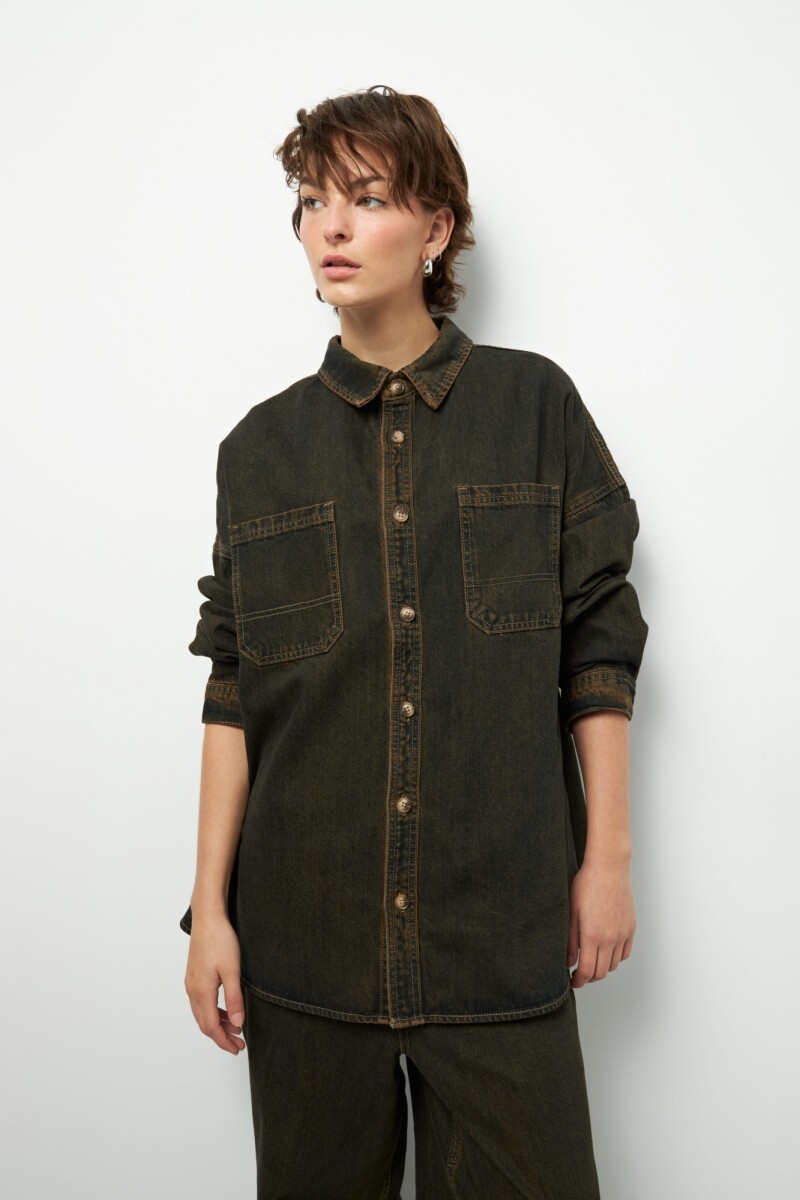 CAMISA KEINE Chocolate