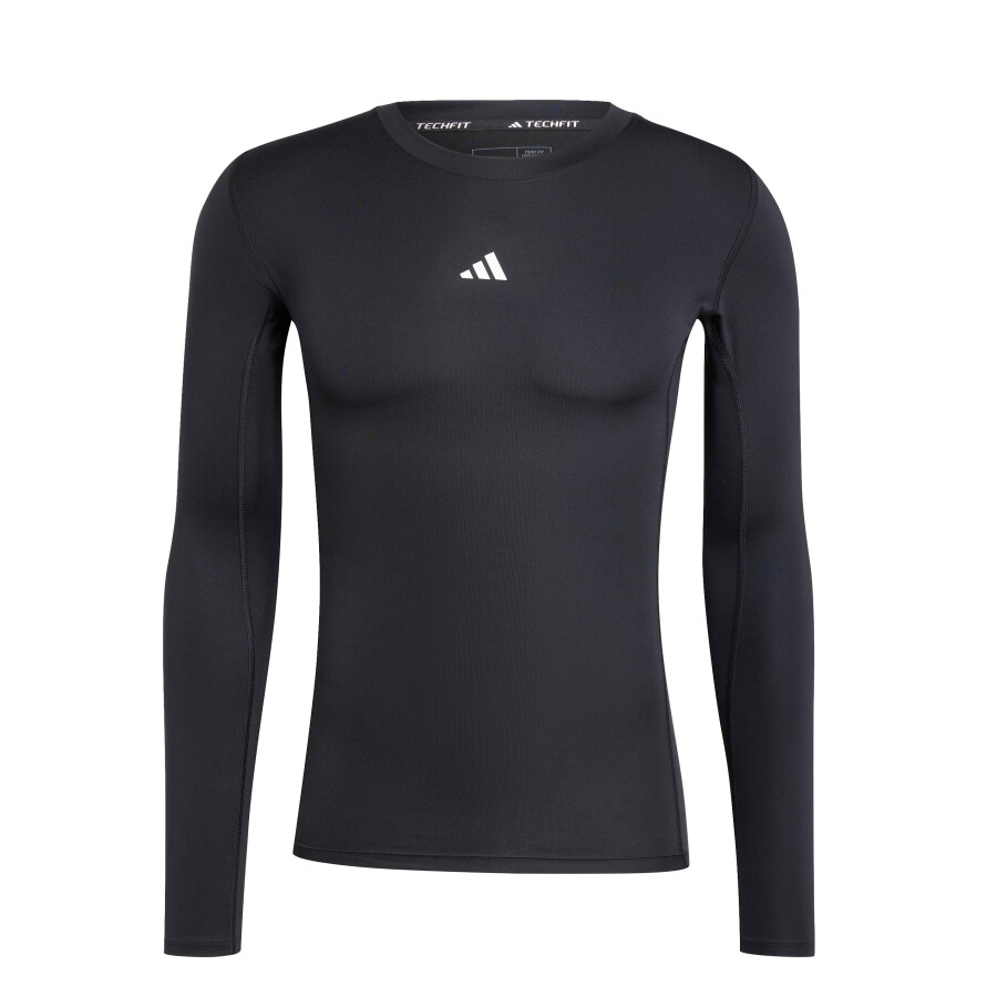 Remera de Hombre Adidas Techfit Negro
