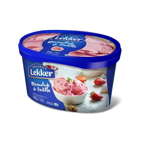 Helado Lekker 1.9 L Frutilla Marmolada Pulpa de Frutilla 001