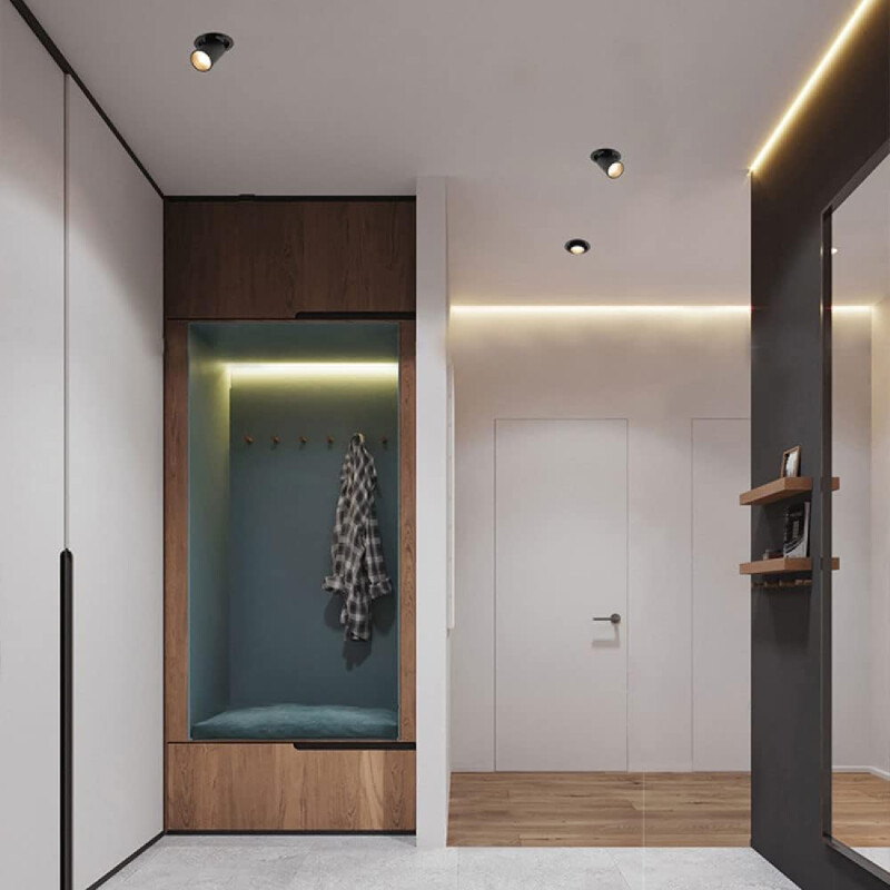 DOWNLIGHT LED EMPOTRABLE BERNA 12W Downlight LED Empotrable Berna 12W Negro