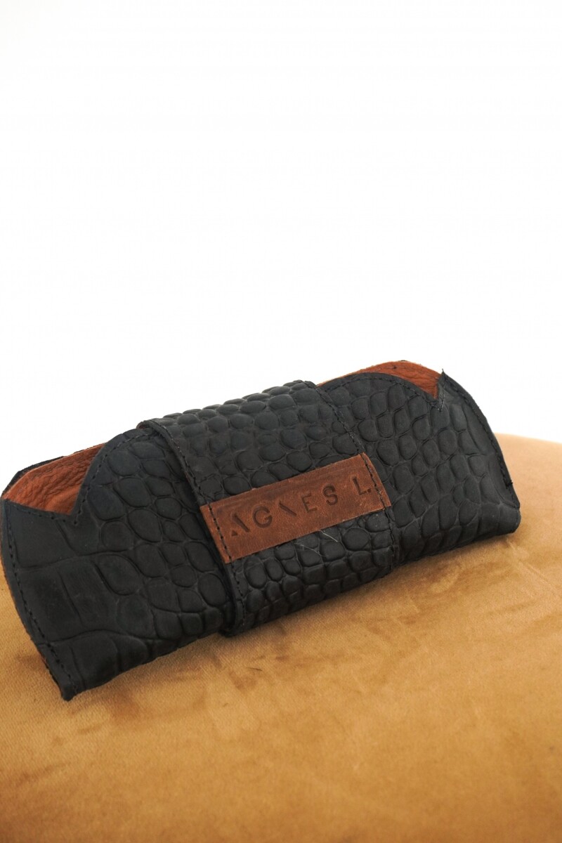 Estuche Lentes Crocco Negro